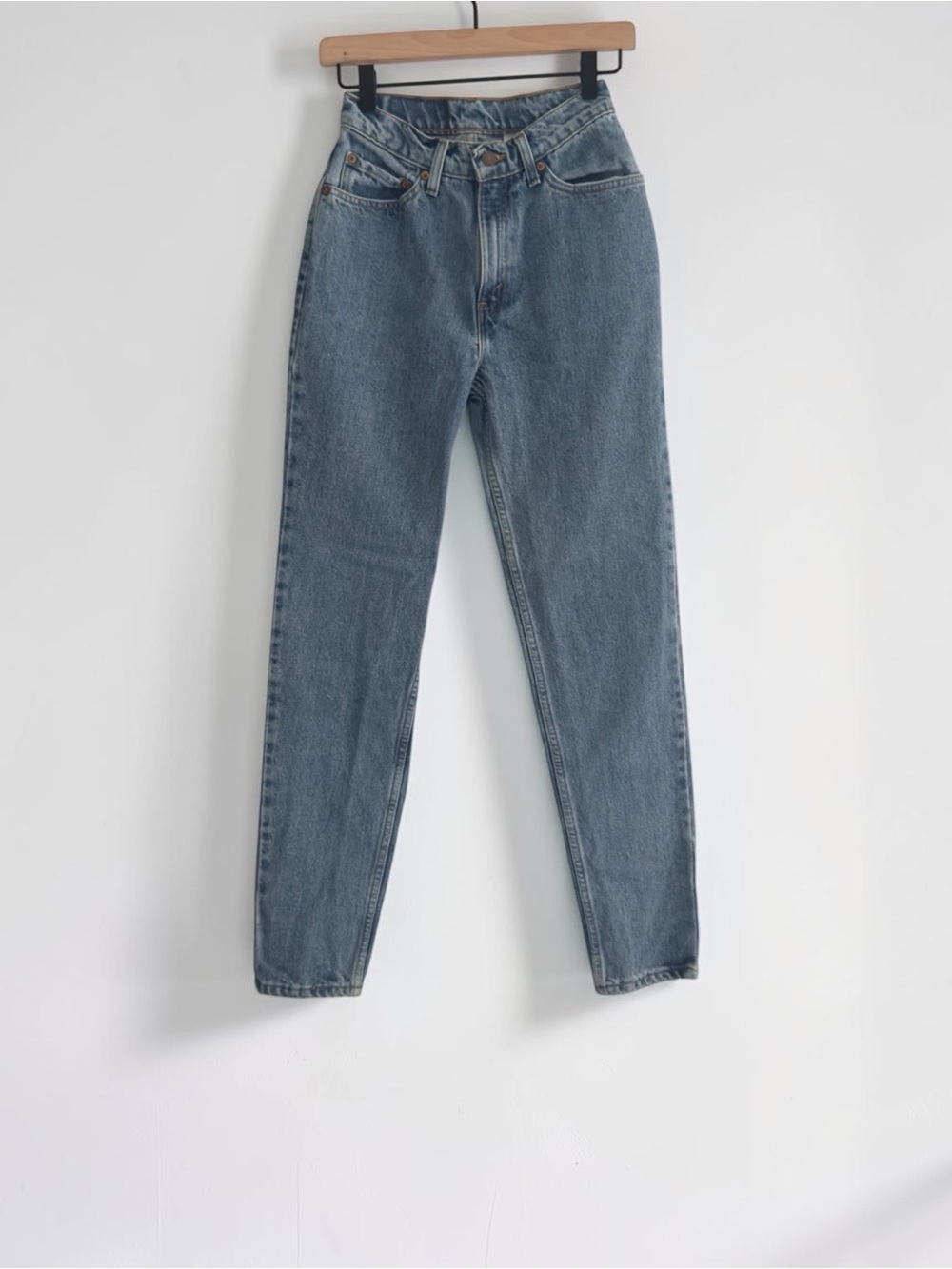 Vintage 90s Levis 512 High Waisted Tapered Leg Mom Jeans 5 MED USA 24x29